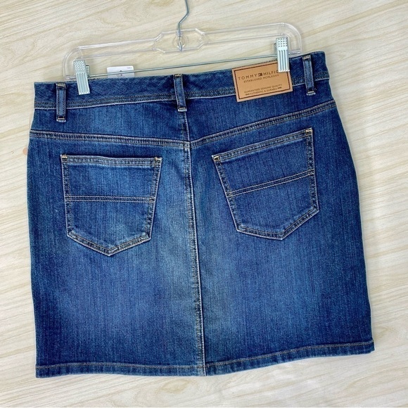 Tommy Hilfiger Denim Jean mini skirt size 12 NWT - Picture 10 of 14